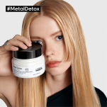 L'OREAL PROFESSIONNEL GLACIAL UTOPIA METAL DETOX Szampon oraz maska do włosów zniszczonych i farbowanych ZESTAW - 2