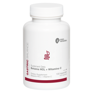 INVEX REMEDIES BETAINA HCL + WITAMINA C 100 KAPSUŁEK