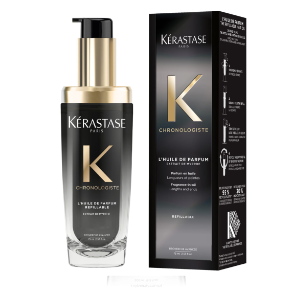 KERASTASE CHRONOLOGISTE REFILLABLE Upiększający olejek do włosów 75ML