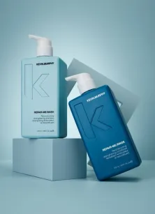 KEVIN MURPHY REPAIR ME WASH & RINSE + MAXI WASH Szampon oczyszczający 40ML + Szampon i odżywka regenerujące do włosów zniszczonych 2x500ML