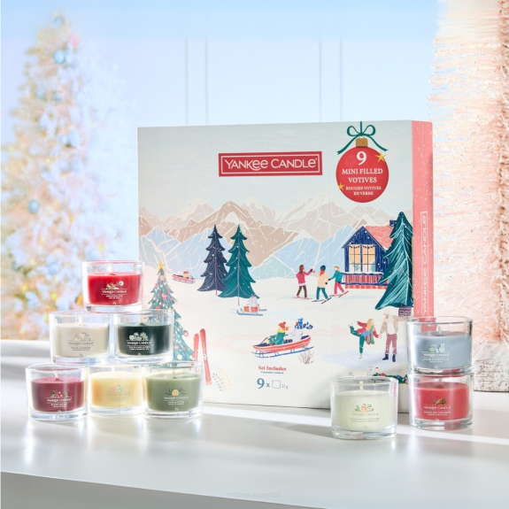 YANKEE CANDLE APRES SKI ZESTAW 9 MINI ŚWIEC ZAPACHOWYCH
