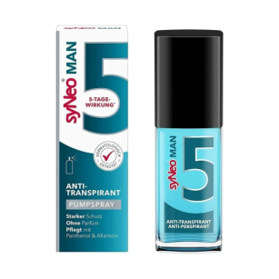 SYNEO 5 MEN ANTI-TRANSPIRANT 5-dniowy antyperspirant zapobiegający nadmiernej potliwości dla mężczyzn 30ML