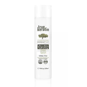 TRUE KERATIN MOROCCAN MIRACLE ULTRA SHINE Szampon nawilżający z keratyną i arganem po zabiegu keratynowym 296ML