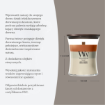 WOODWICK VANILLA EMBERS ŚWIECA ZAPACHOWA ŚREDNIA - 2