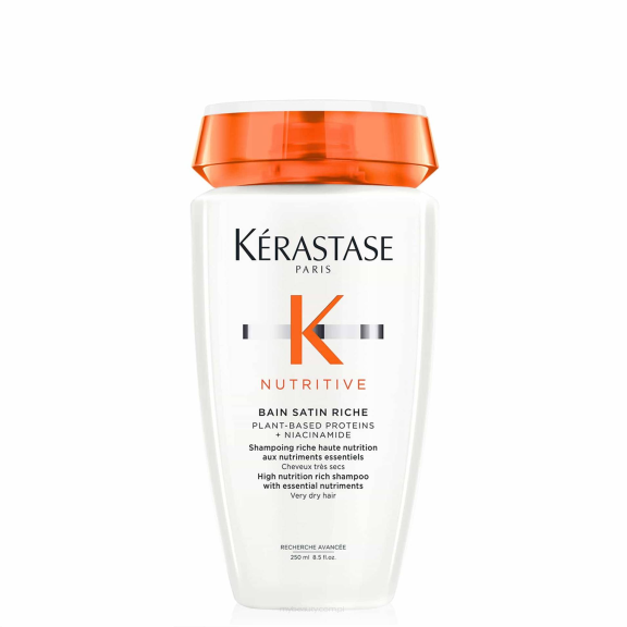 KERASTASE NUTRITIVE BAIN SATIN RICHE Wzbogacona kąpiel odżywcza do włosów grubych 250ML