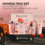 KERASTASE GENESIS Kąpiel 250ML + Odżywka 200ML + Serum 90ML do pielęgnacji włosów osłabionych, łamliwych i podatnych na wypadanie ZESTAW - 5
