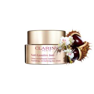 CLARINS NUTRI LUMIERE JOUR DAY CREAM Odżywczy, rewitalizujący krem na dzień 50ML