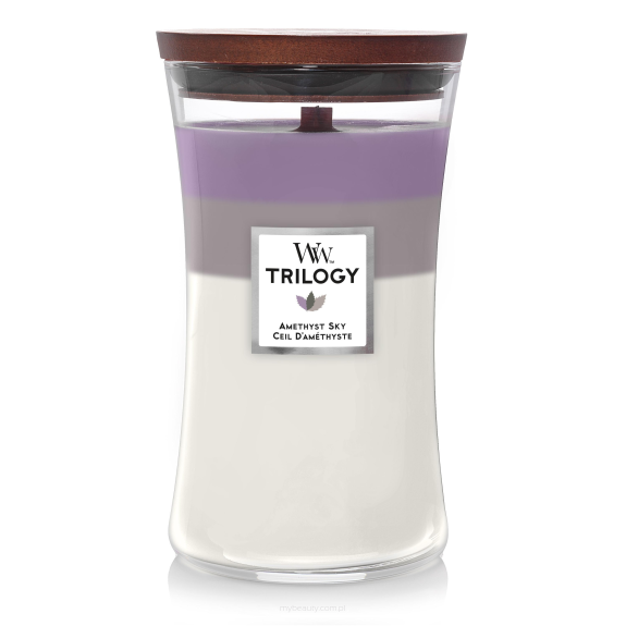 WOODWICK TRILOGY AMETHYST SKY ŚWIECA ZAPACHOWA DUŻA