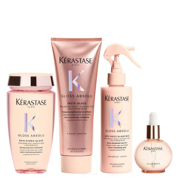 KERASTASE GLOSS ABSOLU Zestaw do długich puszących się i niezdyscyplinowanych włosów