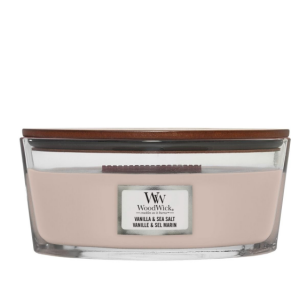 WOODWICK VANILLA & SEA SALT ŚWIECA ZAPACHOWA ELIPSA
