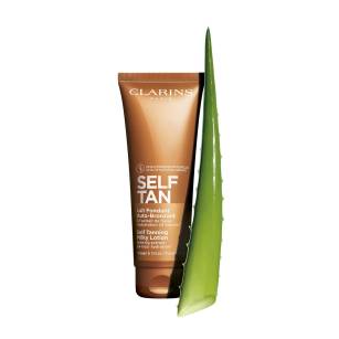 CLARINS SELF TANNING MILKY LOTION Mleczny samoopalający balsam do twarzy i ciała 125ML